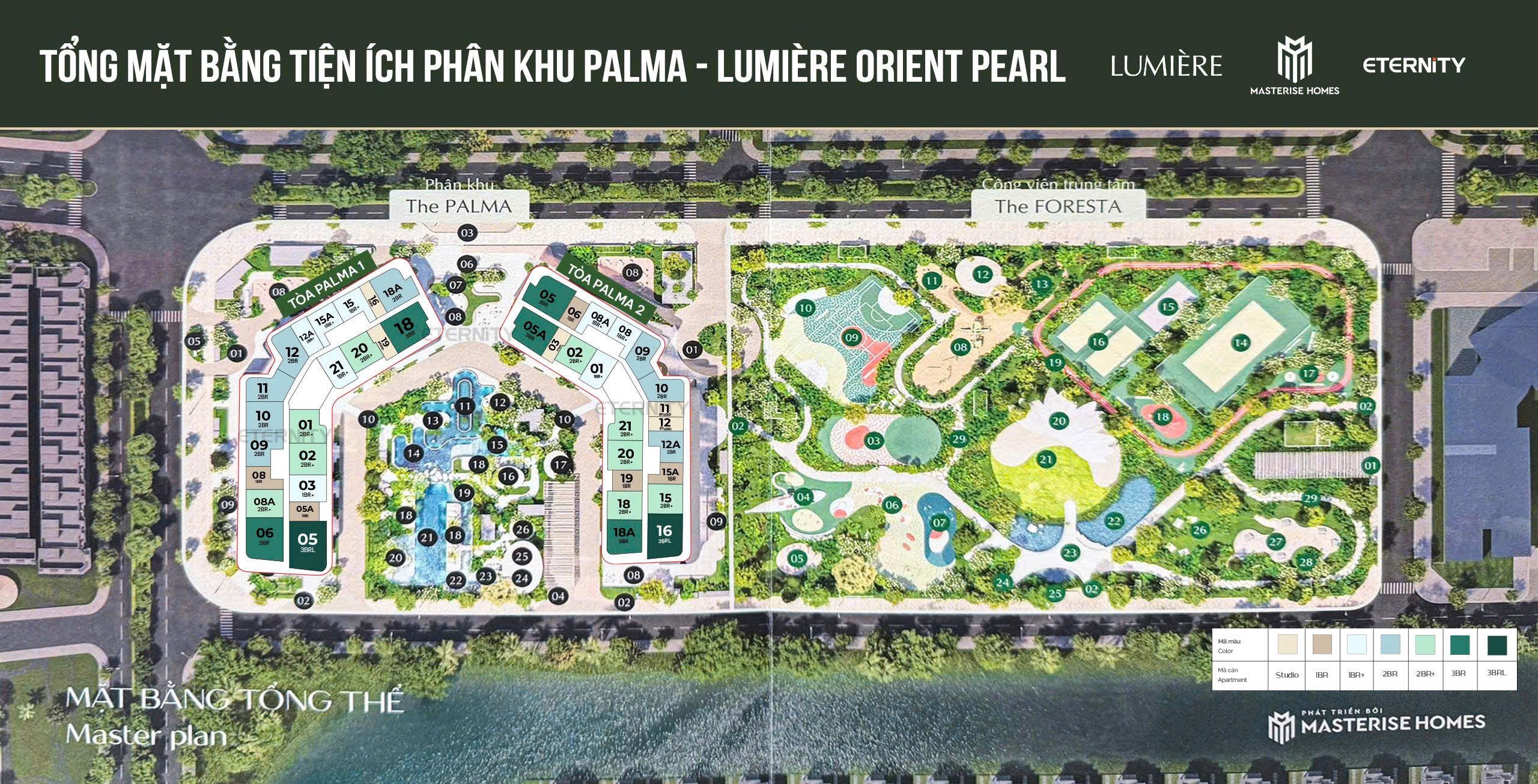 Tiện ích Lumiere Orient Pearl