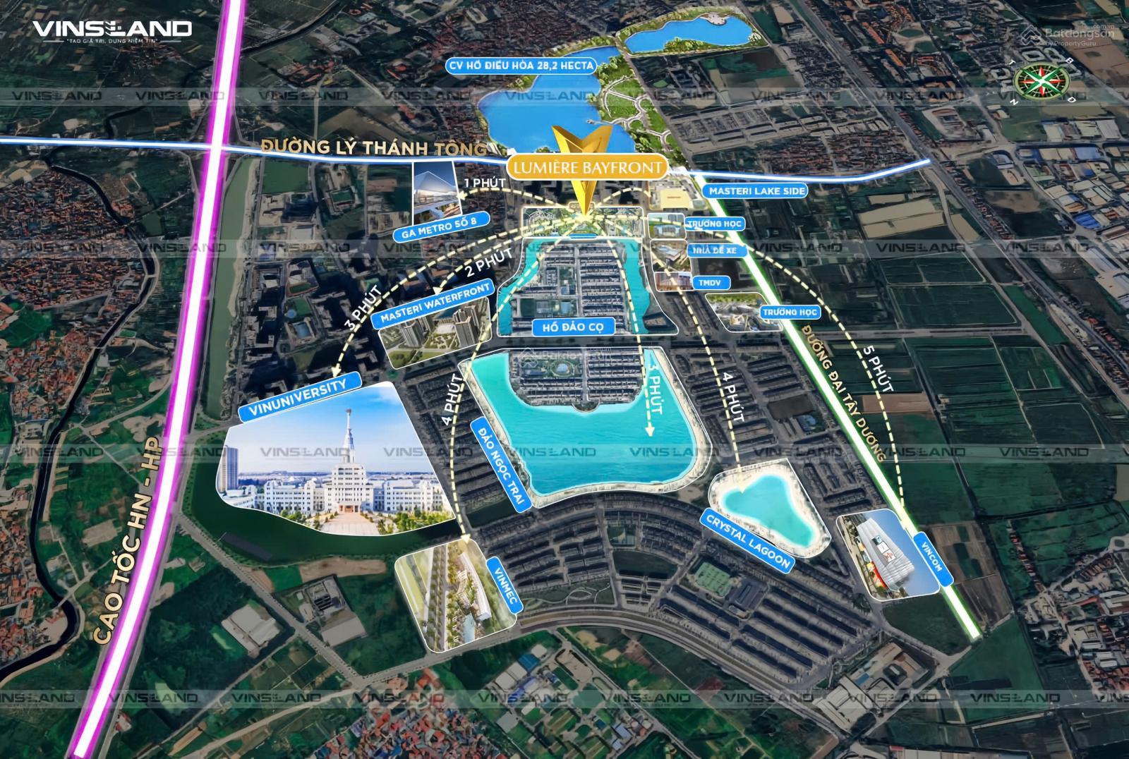 Vị trí dự án Lumiere Bayfront